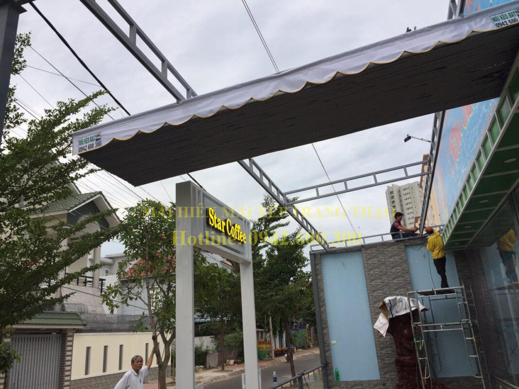 Mái che quán cà phê chất lượng Phú Giáo - Bình Dương - Trang Thạo