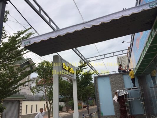 Mái che quán cà phê chất lượng Phú Giáo - Bình Dương - Trang Thạo