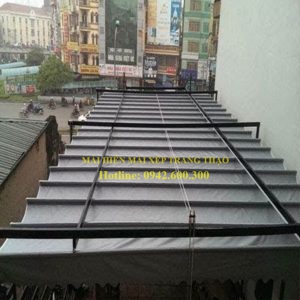 Mái hiên mái xếp lượn sóng giá rẻ Thủ Dầu Một - Bình Dương - Trang Thạo