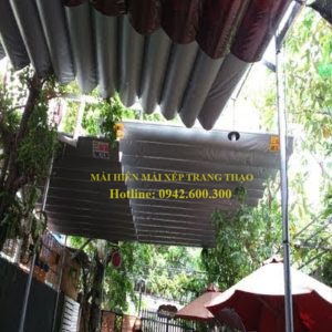 Mái hiên di động quán cà phê Phú Giáo - Bình Dương - Trang Thạo