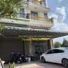 Mái hiên mái xếp che nhà xe giá rẻ Thuận An - Bình Dương - Trang Thạo