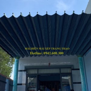 Mái hiên mái xếp sân vườn Bàu bàng - Bình Dương - Trang Thạo