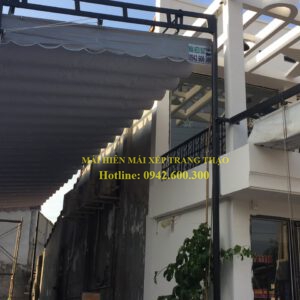 Mái hiên mái xếp sân thượng chất lượng Thủ Dầu Một - Bình Dương - Trang Thạo
